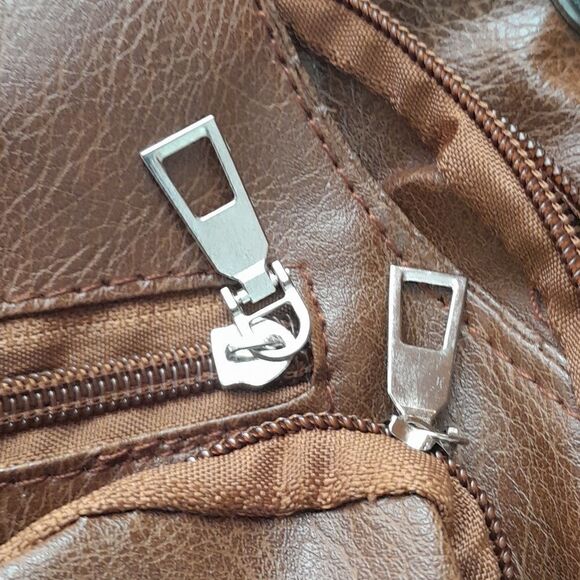 Unisex Mini Backpack/Fanny Pack/Chest Bag with hole for "whatever"and USB Charge - Picture 7 of 7